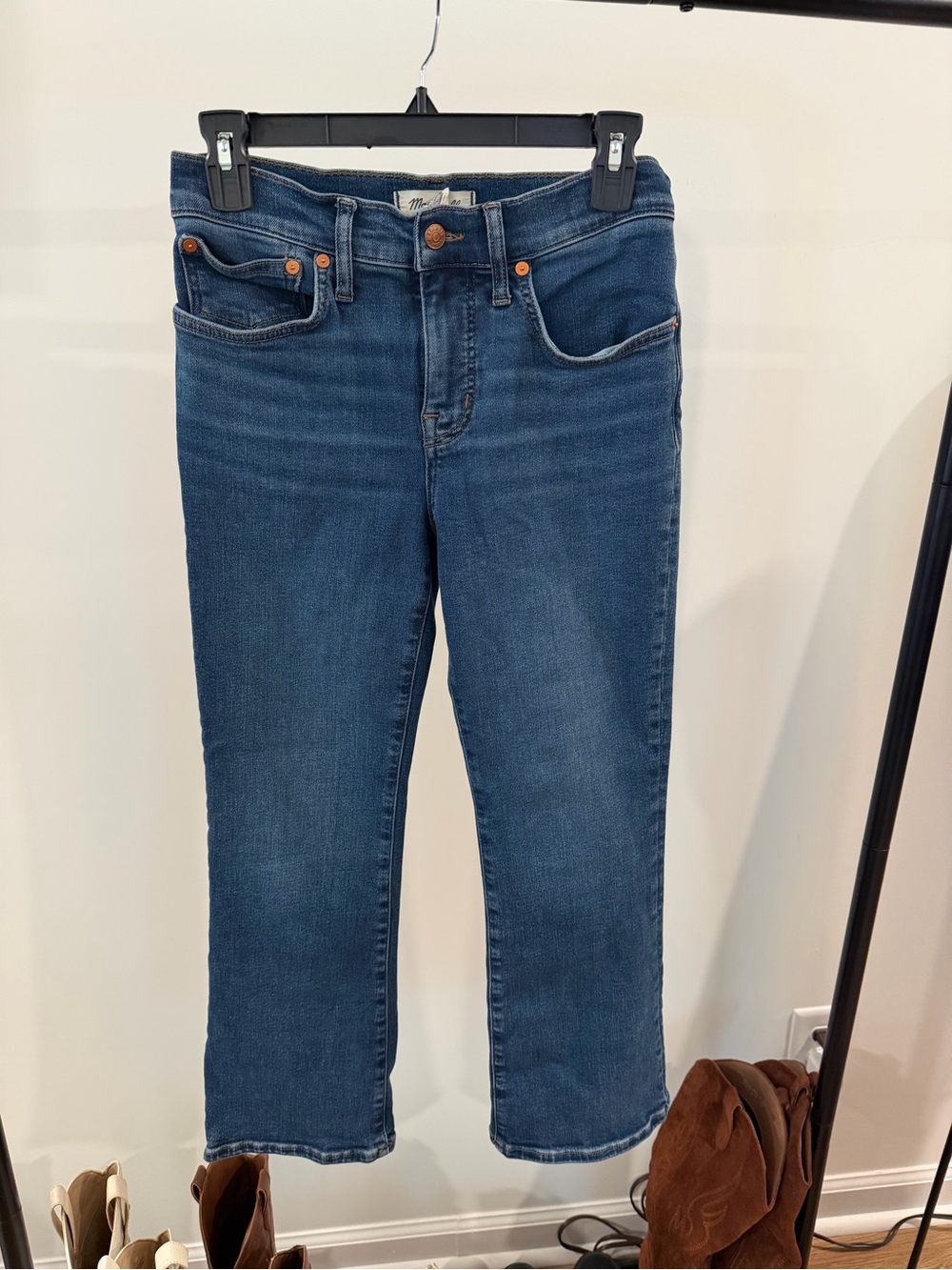 Madewell Blue Cropped Jeans